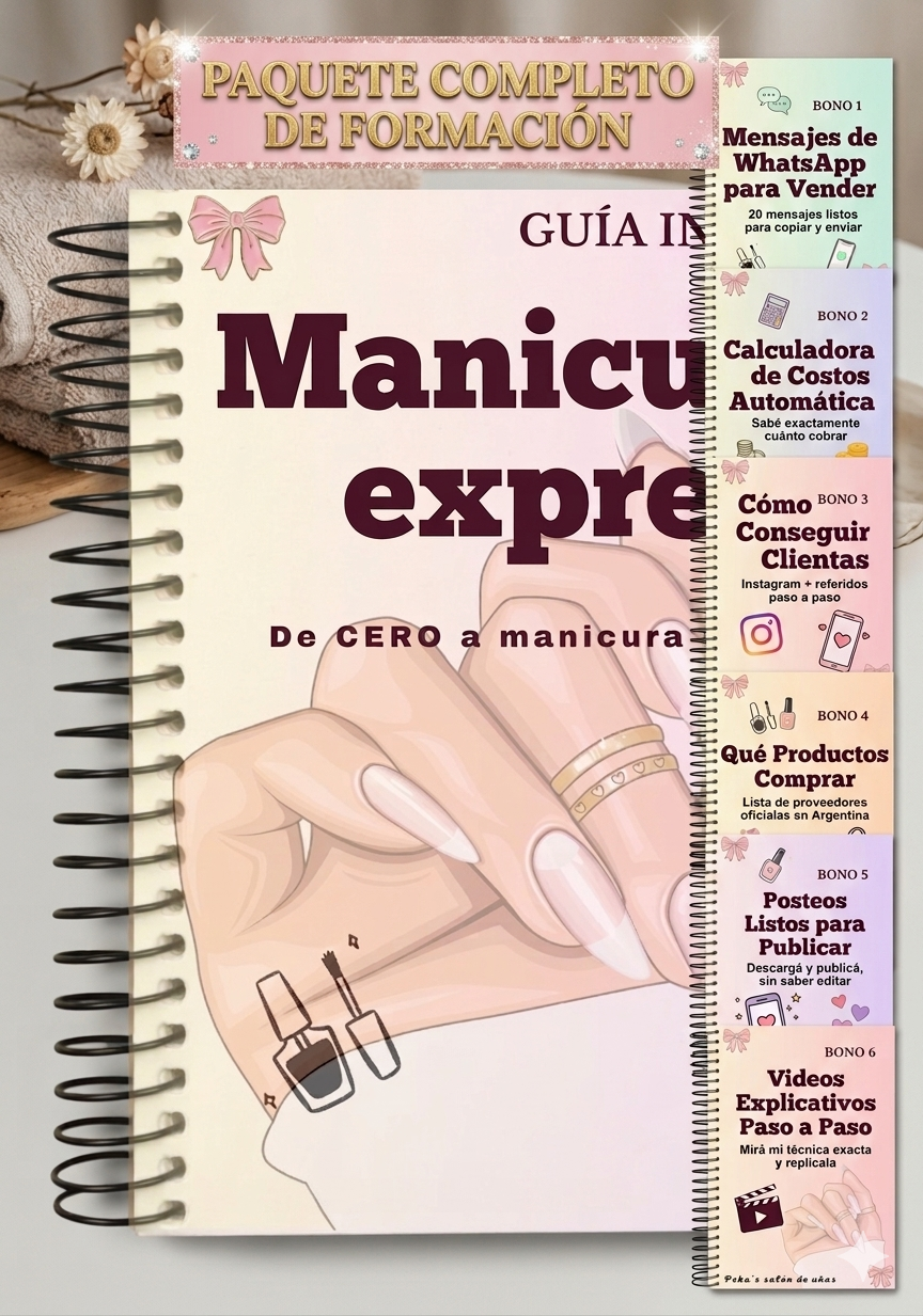 Manicura express + 5 BONOS de REGALO
