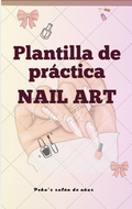 Plantillas de práctica Nail Art.